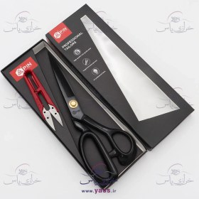 تصویر قیچی پین سایز 10 10 pin scissors with folding thread