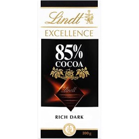 تصویر تابلت شکلات لینت با طعم شکلات تلخ 85 درصد (100 گرم) lindt ا lindt lindt
