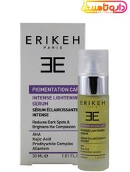 تصویر سرم ضد لک و روشن کننده اریکه حجم ۳۰ میلی لیتر مناسب انواع پوست 