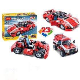 تصویر لگو ماشین 23 مدل 3110 Lego Car 23 Models 3110