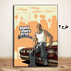 تصویر تابلو بازی GTA San Andreas 