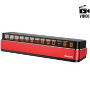 تصویر شماره تلفن مخصوص پارک خودرو بیسوس مدل Parking Number Plate Baseus Moonlight Box Series Temporary Parking Number Plate ACNUM-B0G