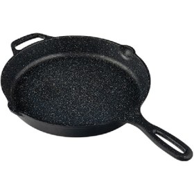 تصویر تابه چدن تکدسته سایز 24 نالینو مدل Enzo کد 01167 Single cast iron pan, size 24, Nalino, Enzo model, code 01167