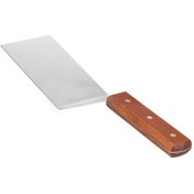 تصویر کاردک خم گریل دسته چوبی Grill spatula with wooden handle