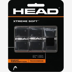 تصویر اورگریپ تنیس هد head XtremeSoft Grip Overwrap, dozen - مشکی 