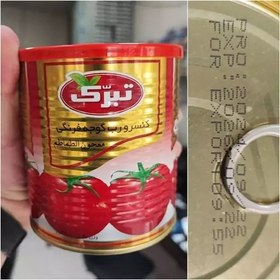 تصویر رب گوجه فرنگی 800 گرمی تبرک 