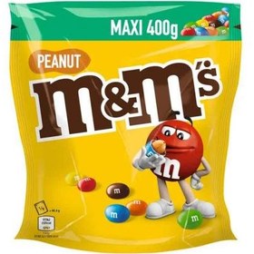 تصویر اسمارتیز شکلاتی با مغز بادام زمینی ام اند ام (400 گرم) m&m m&m