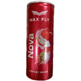 تصویر نوشیدنی انرژی زا مکس فلای Max Fly مدل Nova حجم 500 میل 