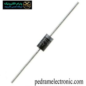 تصویر دیود 1N5408 ظرفیت ۳ آمپر ولتاژ ۱۰۰۰ ولت 