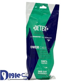 تصویر کابل برق ضخیم DETEX 1.8M PC 