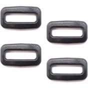 تصویر بندگیر کیف پلاستیکی مشکی سایز 20 میلی‌متر بسته 4 عددی 