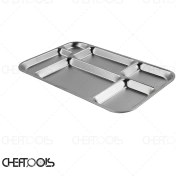 تصویر سینی سلف کوچک 6 خانه ضخامت 0/8 