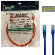 تصویر کابل شبکه بلدن Cat6 طول 1 متر CABLE LAN BELDEN CAT6 1M