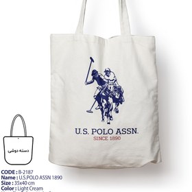 تصویر کیف دستی پار چه ای آس استایل مدل U.S.POLO 