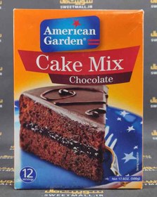 تصویر پودر کیک امریکن گاردن 500 گرم American Garden-chocolate(شکلاتی) 