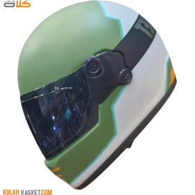 تصویر ماکت کلاه کاسکت کروزر رنگ سبز کد 68 Replica of green cruiser helmet, code 68