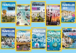 تصویر مجموعه 10 جلدی مجله خارجی National Geographic ،Traveller UK - 2024 