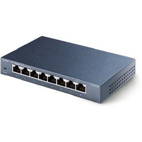 تصویر سوییچ گیگابیتی 8 پورت تی پی-لینک مدل TL-SG108 ا TP-Link TL-SG108 8-Port Gigabit Switch TP-Link TL-SG108 8-Port Gigabit Switch