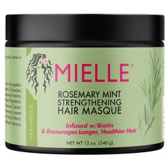 تصویر ماسک مو تقویت‌کننده رزماری و نعناع میله Mielle Rosemary Mint – ۳۴۰ گرم **اورجینال (عمده و تک) 