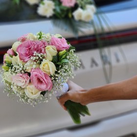 تصویر دسته گل عرووس کد 53 