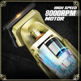 تصویر ماشین اصلاح وی جی آر مدل V-265 با تیغه تیتانیوم و برش مستقیم 