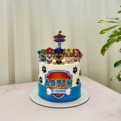 تصویر کیک سگ های نگهبان تصویری 