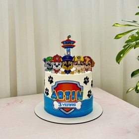 تصویر کیک سگ های نگهبان تصویری 