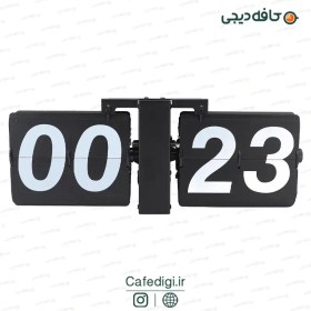 تصویر ساعت ورقه ای flip clock flip clock