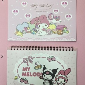 تصویر دفترچه استیکر کرومی 