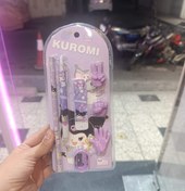 تصویر پک لوازم تحریر کرومی 