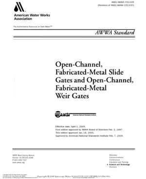 خرید و قیمت [PDF] دانلود کتاب Awwa Standard For Open-Channel ...