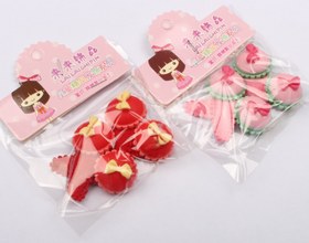 تصویر ست گل سر تق تقی (4 عددی) 