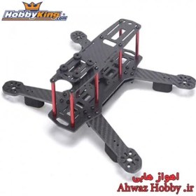 تصویر فریم بدنه کواد کوپتر FPV Racing کربن مینی H250 ساخت HobbyKing - فریم کواد FPV مینی H250 ساخت HobbyKing - فروشگاه رباتیک اهواز هابی | خرید کوادکوپتر، ساخت مولتی روتور 