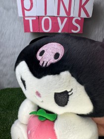 تصویر کرومی توت فرنگی به دست پارچه پرزی خارجی 