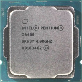 تصویر پردازنده اینتل مدل Pentium Gold G6400 Comet Lake Intel Pentium Gold G6400 Comet Lake LGA 1200 Processor