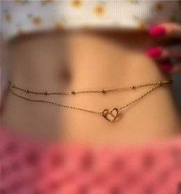 تصویر زنجیر شکم - طلایی / xl/xxl 