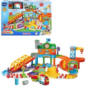 تصویر ست بازی ریل قطار موزیکال وی تک VTech VTech TOOT-TOOT DRIVERS^R TRAIN SET