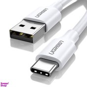 تصویر کابل تبدیل 3 آمپر USB-C Male به USB 2.0 A Male یوگرین مدل US287 کد 60123 طول 2 متر 