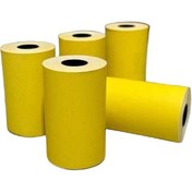 تصویر رول حرارتی کارتخوان رنگی زرد ۳۶ متری 