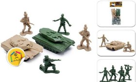 تصویر سرباز ۳۲ عددی و ۲ تانک 