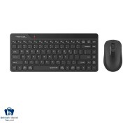 تصویر کیبورد و ماوس بی‌سیم ای فورتک مدل FG2200 Air A4tech FG2200 Air 2.4G Wireless Combo Desktop Keyboard and Mouse