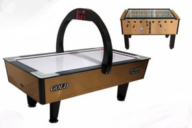 تصویر ایر هاکی ۹ فوت طلایی گلد فول المپیک Olympic Gold air hockey 9ft