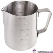 تصویر شیر جوش استیل حجم 350 میل || Steel pitcher volume 0.35 
