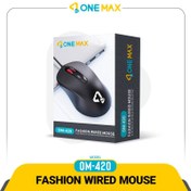 تصویر موس باسیم وان مکس مدل OM-420A ONEMAX OM-420A Wired Mouse