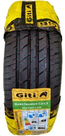 تصویر لاستیک جی تی سایز 205/75R14 4PR دور سفید مدل COMFORT T20 