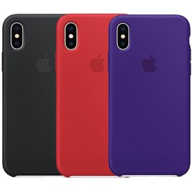 تصویر قاب سیلیکون iPhone X - XS Silicon Back Cover Protection for iPhone iPhone X - XS