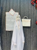 تصویر چادر جشن تکلیف به همراه ست کامل سجاده جانماز 