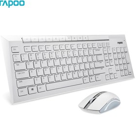 تصویر کیبورد و ماوس بی‌ سیم رپو مدل 8200 ا Rapoo 8200p Wireless Mouse and Keyboard Rapoo 8200p Wireless Mouse and Keyboard