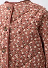 تصویر ژاکت یقه‌دار گلدار دوچرخه‌ای از برند زارا 