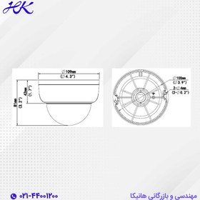 تصویر دوربین مداربسته تحت شبکه یونی آرک مدل IPC-D124-PF28 